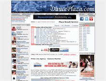 Tablet Screenshot of danceplaza.com